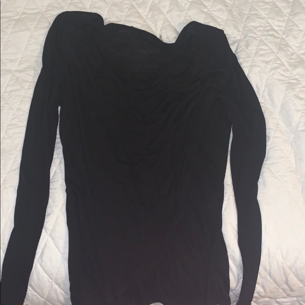 Tahari black long sleeve